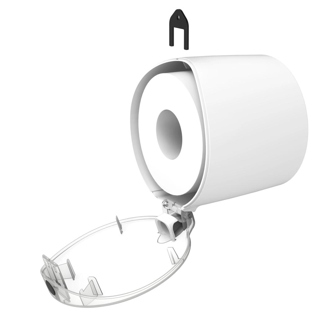 Toilet Wall Mount Tissue Paper Dispenser Double Plastic Paper Dispenser