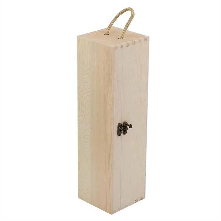 Cheap Wholesale High Quality Teusable Environmentally Friendly Blank Wooden Wine Box