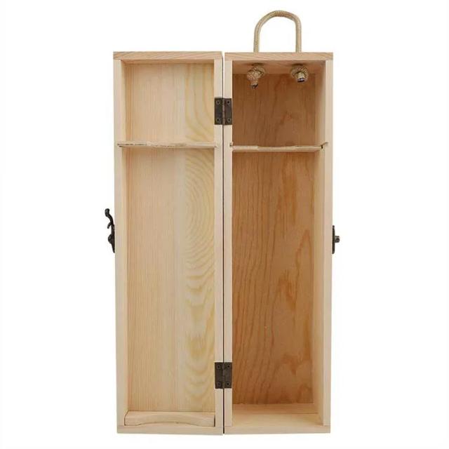 Cheap Wholesale High Quality Teusable Environmentally Friendly Blank Wooden Wine Box