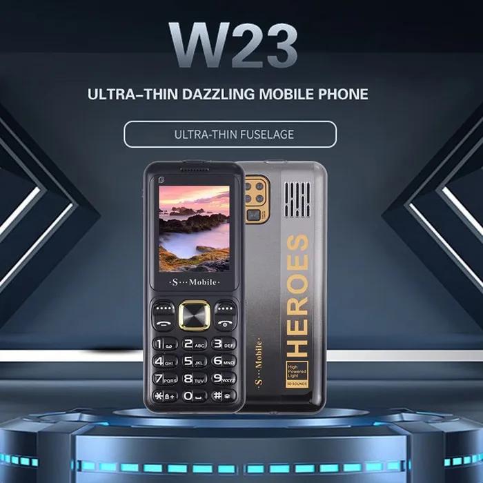 Mobile phone RANSA Model: W23 Mobile phone type: universal Shape: Straight, black