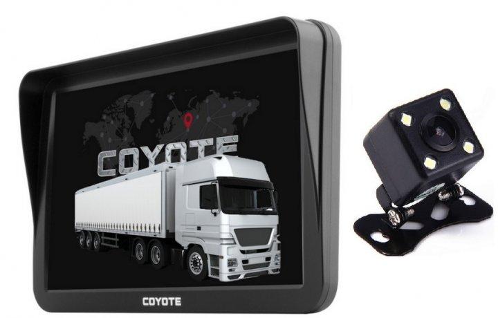 Gps navigator coyote 1020 normandia 256mb 8gb 9 inch with maps for cargo transport rear view camera with light