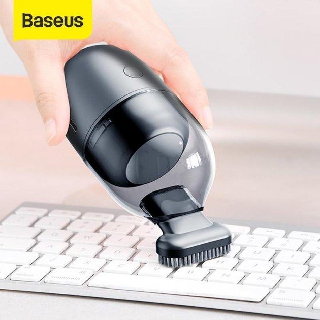 Baseus desktop capsule portable vacuum cleaner for auto/pc/laptop/keyboard black