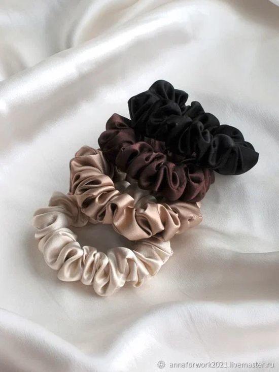 Hair bands: Latte+Chocolate (Set of 2 rubber bands)